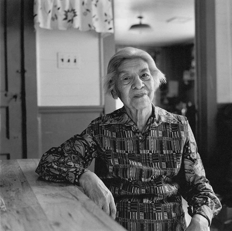 Black-and-white photo of Melinda Frohman. 